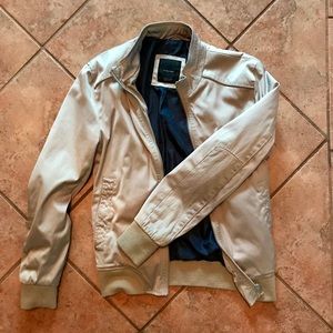 Zara Man Khaki Bomber Jacket